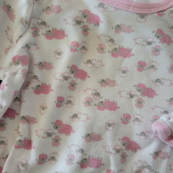 Carter's Gerber Baby Girl Long Sleeve Sleep Dress Sack Lot Bundle Elephant Sheep - Picture 2 of 8